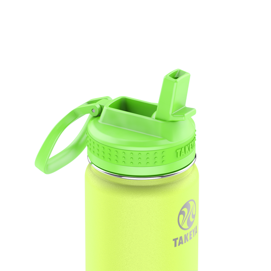 actives-kids-glow-in-the-dark-water-bottle-with-straw-lid-q7 51075-Actives-Kids-Straw-18-GID-LightningGreen-closeup.png