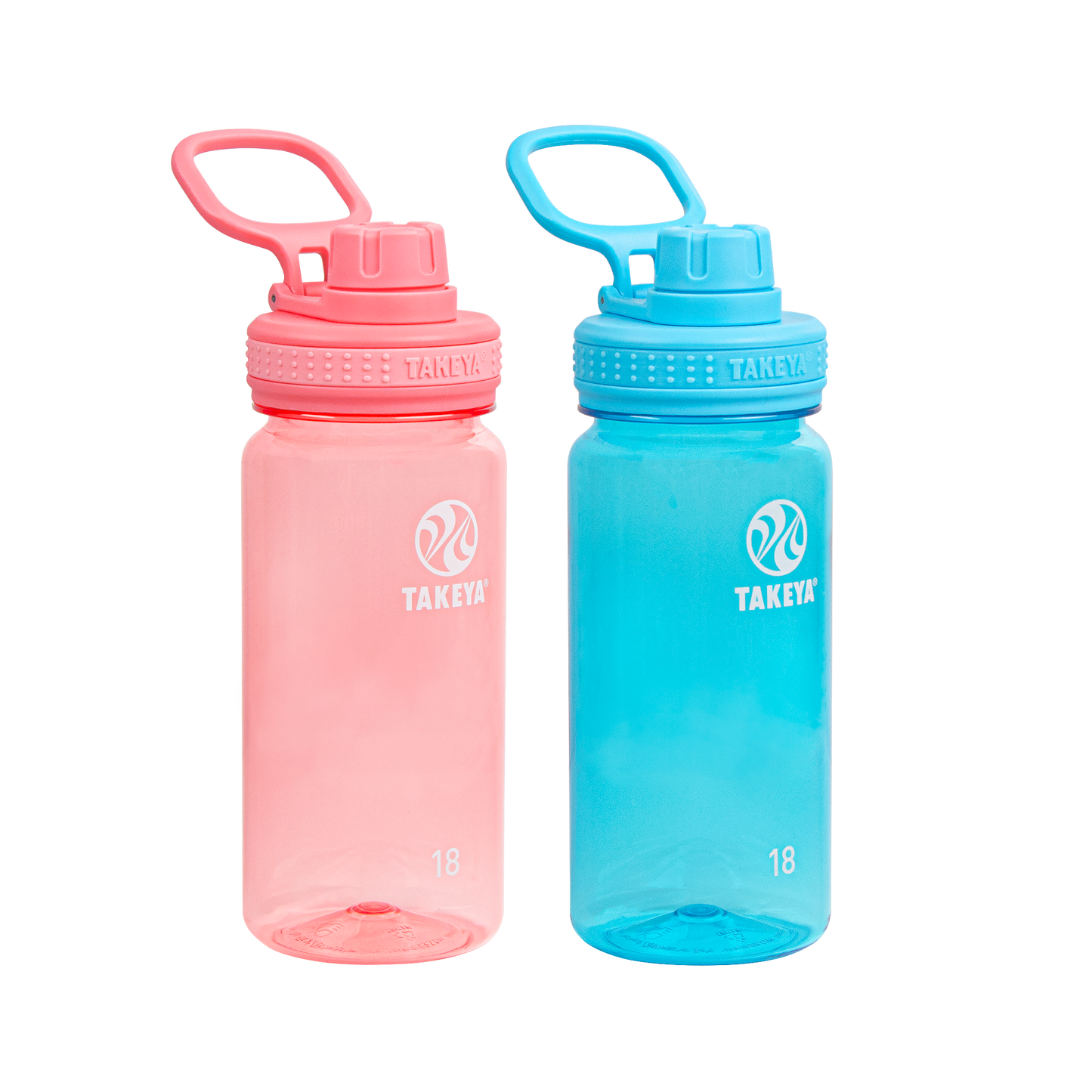 tritan-water-bottle-bundle-with-spout-lid-2-pack-t6 51475-Tritan-Spout-18-2pk-FlutterPink-BreezyBlue-Front_1.png