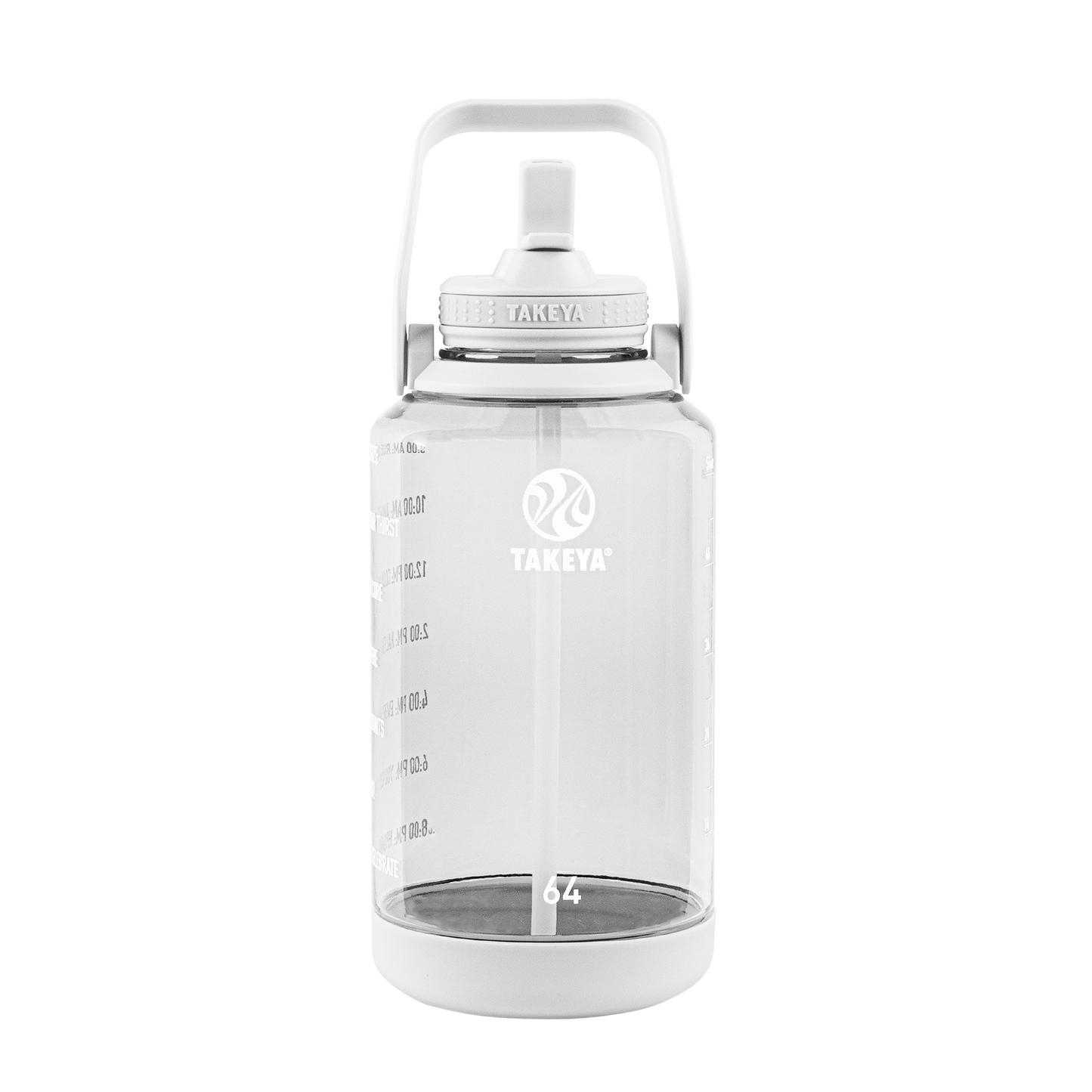 tritan-motivational-water-bottle-with-straw-lid-o8 54142-Tritan-Straw-Motivational-64-WhiteCloud-front.png