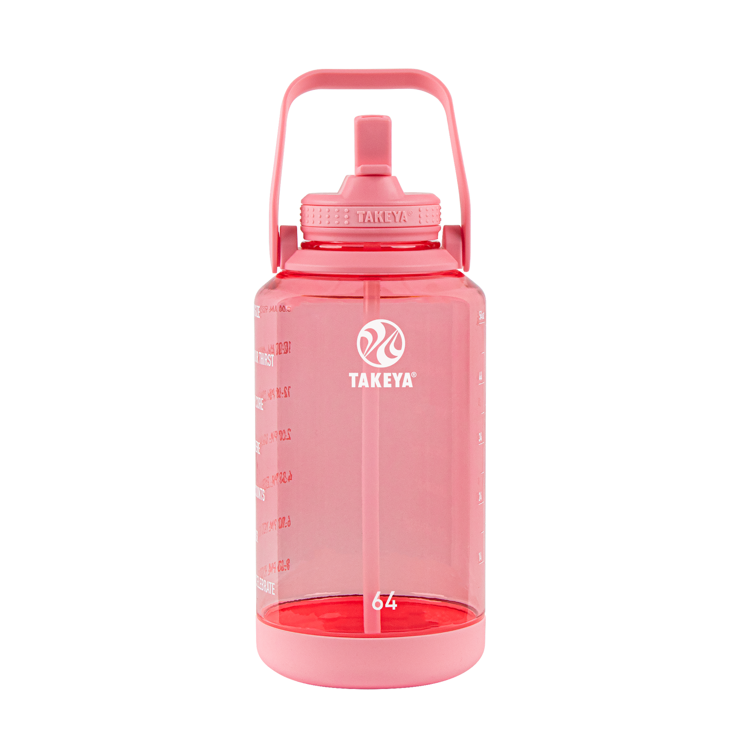 tritan-motivational-water-bottle-with-straw-lid-o8 54143-Tritan-Straw-Motivational-64-FlutterPink-front.png