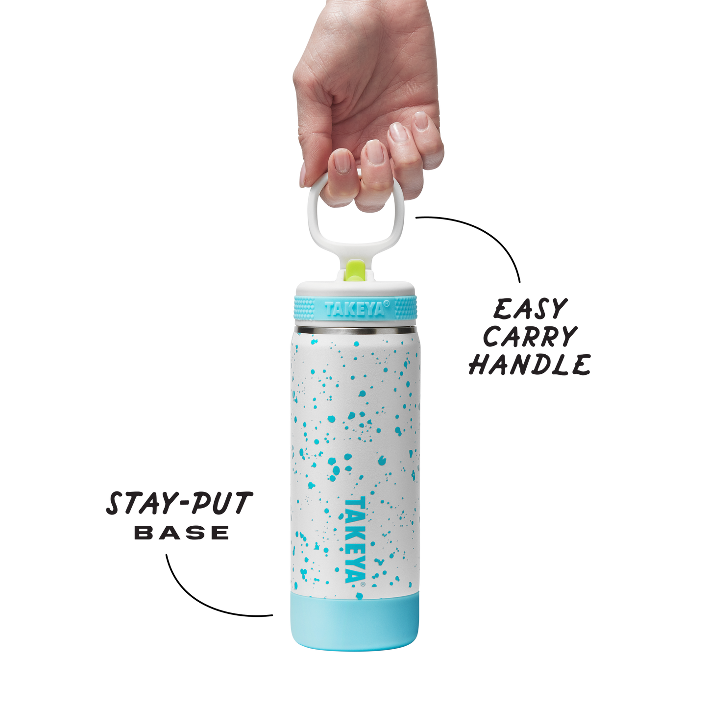 glow-in-the-dark-sport-kids-water-bottle-confetti-with-straw-lid-m0 TKS_SP25_CoreKidsGIDConfetti_StwBtl_CloudGlow_18oz_51368_v3_sRGB-Callout.png